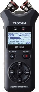 Grabación de audio TASCAM Grabador de audio Estéreo / USB Portátil DR-07X