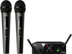 Micrófono AKG Sistema inalámbrico vocal de 2 Micrófono WMS40MINIHT2 US25B/D