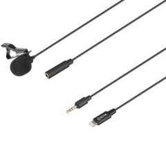Micrófono BOYA Micrófono de Lavalier para IOS BY-M2