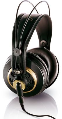 Audífonos de estudio circumaurales semiabiertos profesionales K-240ST AKG