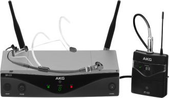 Micrófono AKG Sistema inalámbrico de micrófono de vincha WMS420 HEADWORN U2