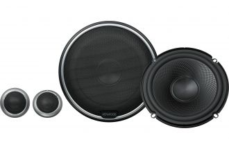 Parlantes para autos KENWOOD Sistema de altavoces componentes  2 vías KFC-P710PS