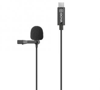 Micrófono BOYA Micrófono de Lavalier Tipo-C BY-M3