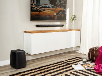 barra de sonido y subwoofer inalámbrico para cine en casa de alto rendimiento con Chromecast integrado MAGNIFI 2